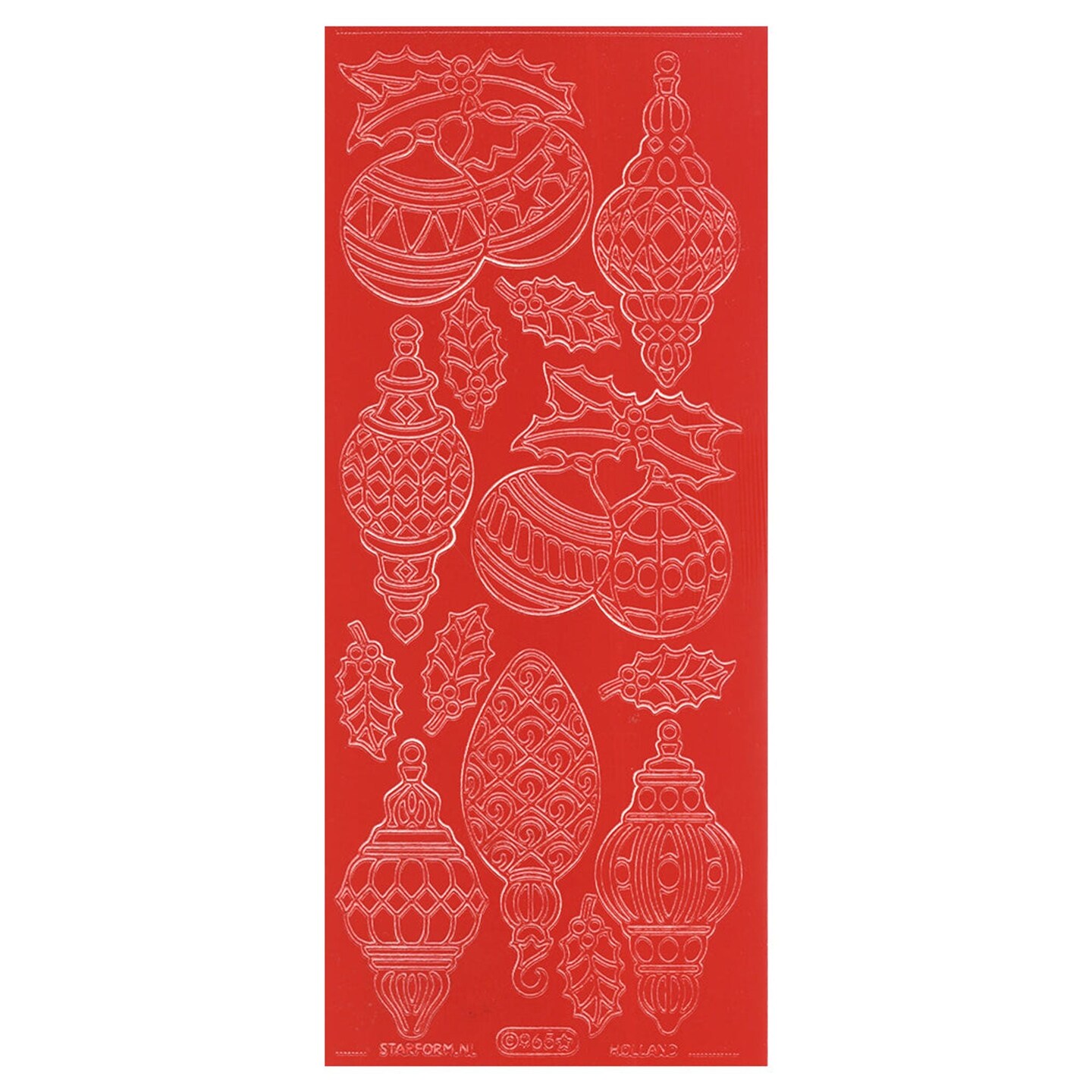 Deco Stickers Christmas Red Michaels