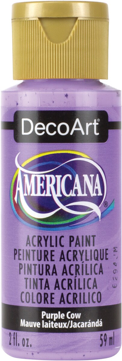 DecoArt Americana Acrylic Paint 2oz-Purple Cow - Opaque