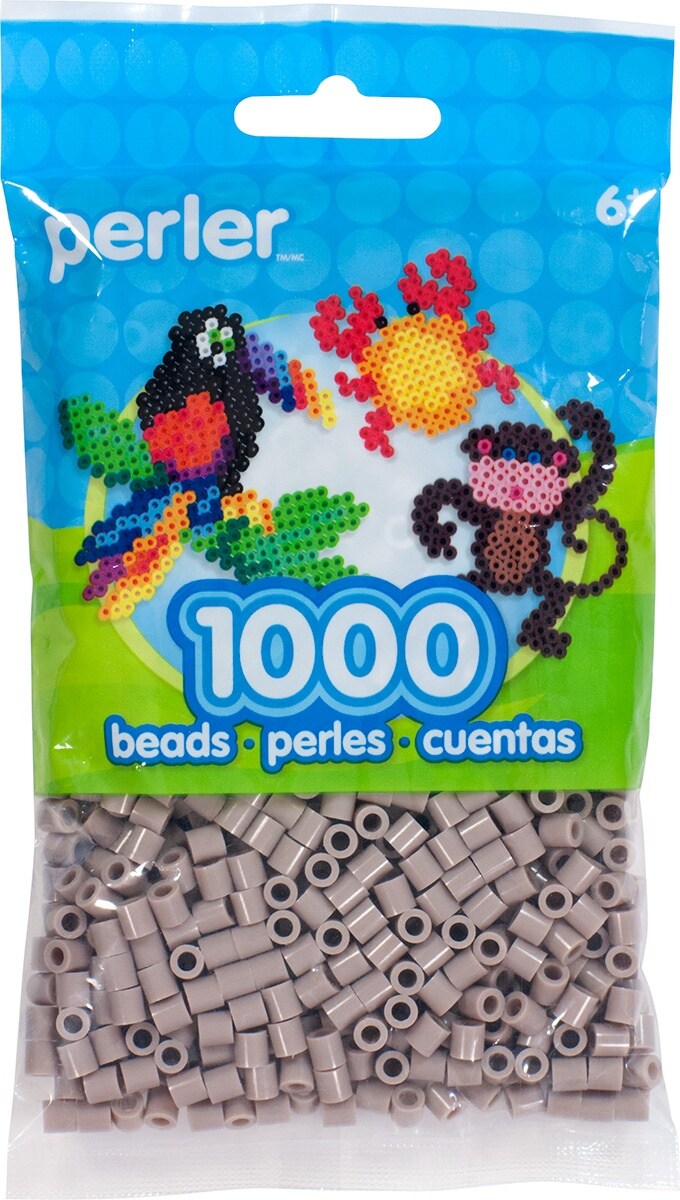 Perler Beads 1,000/Pkg-Stone