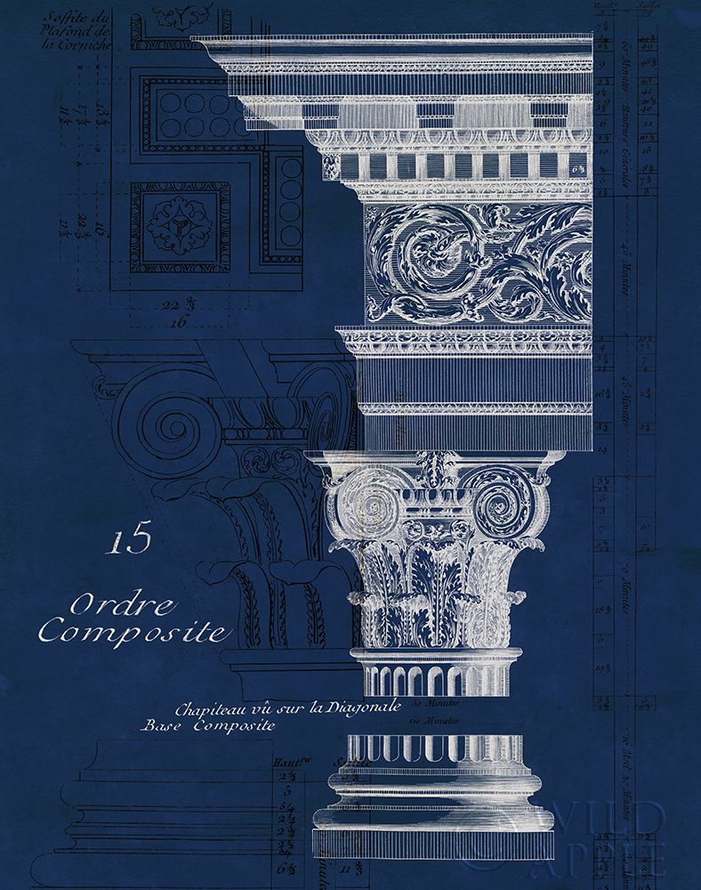 Architectural Rendering I Blueprint Poster Print by Wild Apple Portfolio - Item # VARPDX19821