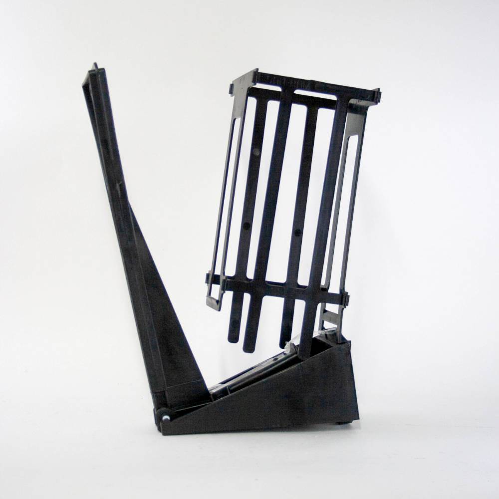 Heavy-Duty Aluminum Can Ram Can Crusher Tough Plastic Holds 10 Cans Black