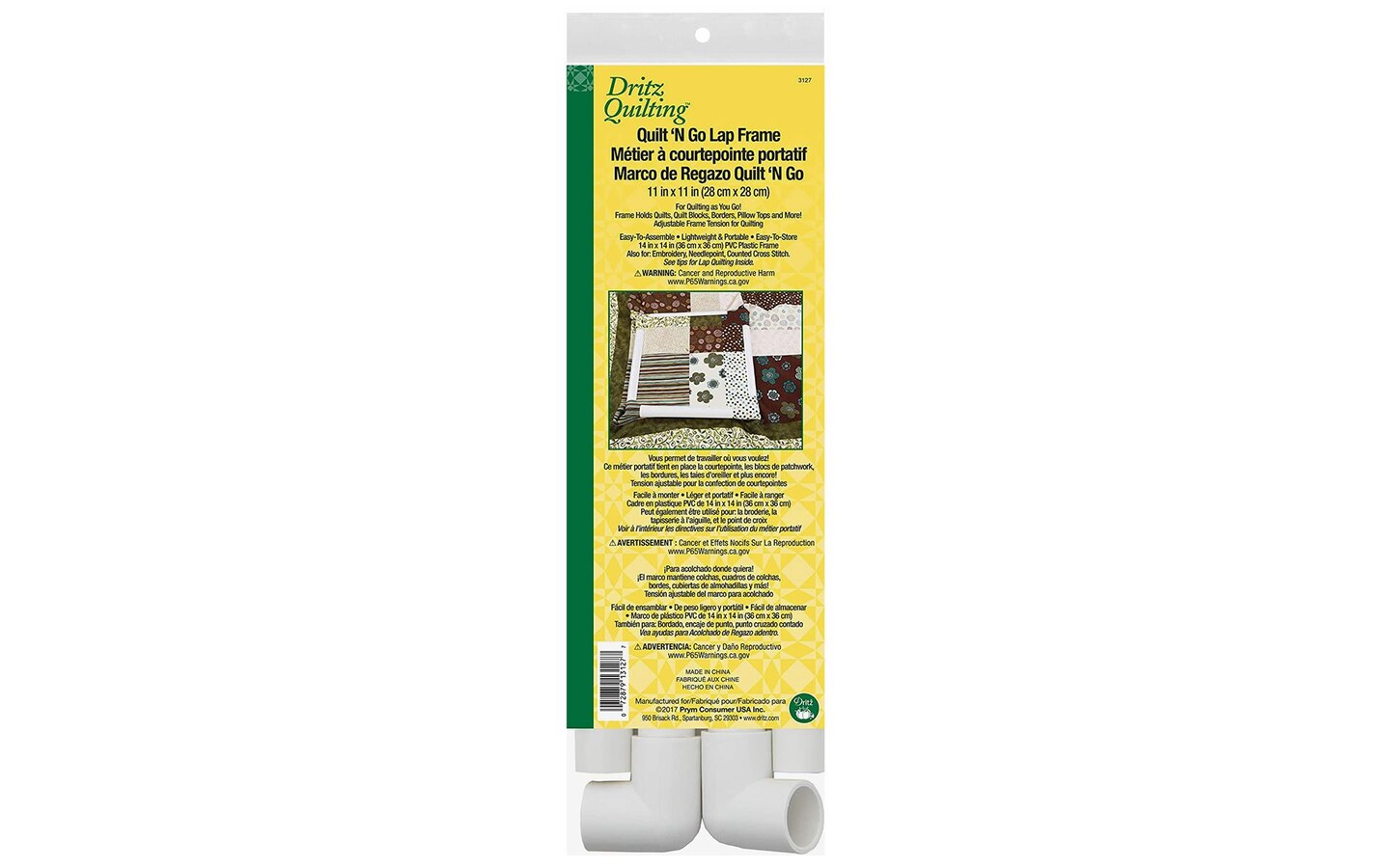 Dritz Quilt-N-Go Lap Frame 11x11