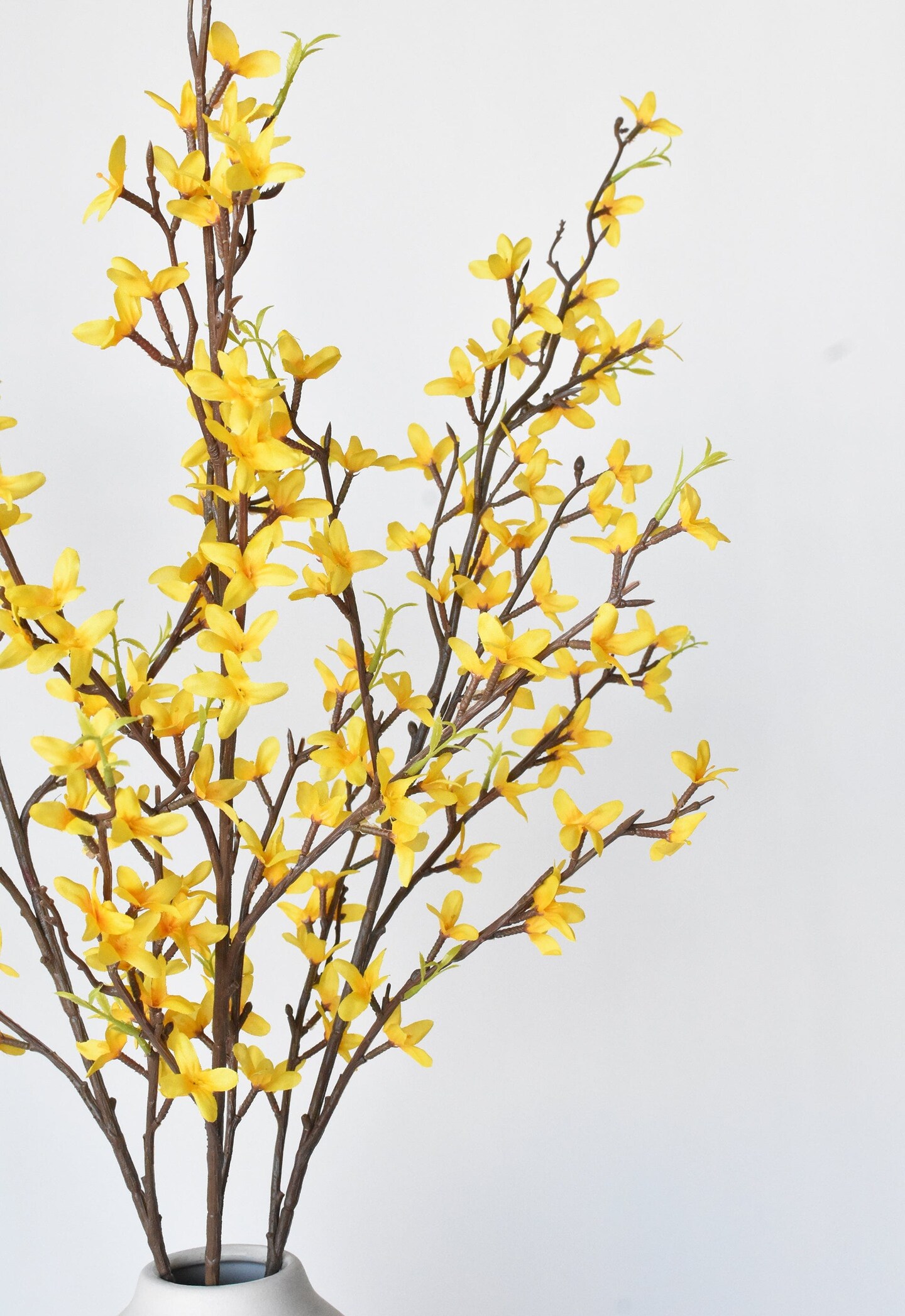 36&#x22; Faux Forsythia Branch Stem