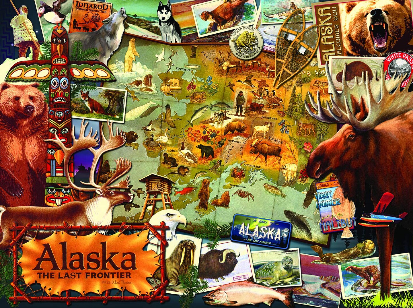 Sunsout Alaska, the Final Frontier 1000 pc Jigsaw Puzzle 70016