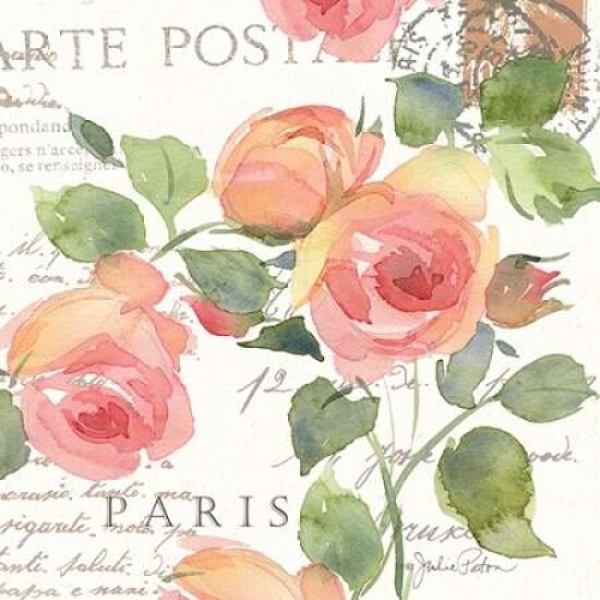 La Vie En Rose I Poster Print by Julie Paton - Item # VARPDXPAT104