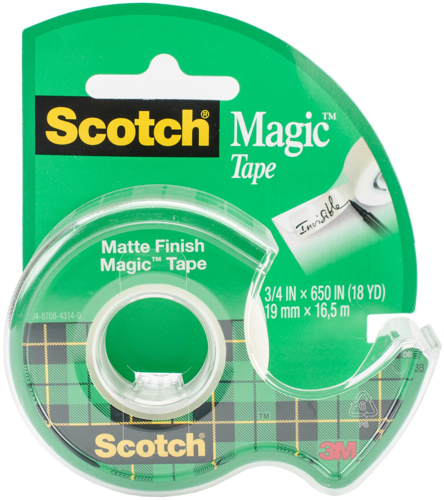 Scotch Magic Tape-.75&#x22;X650&#x22;