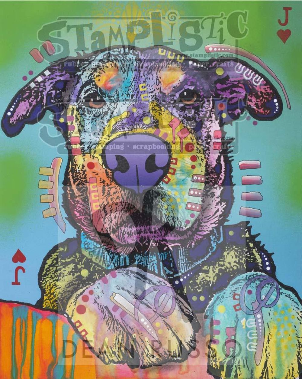 Stamplistic Jack Rubber Stamp Dean Russo
