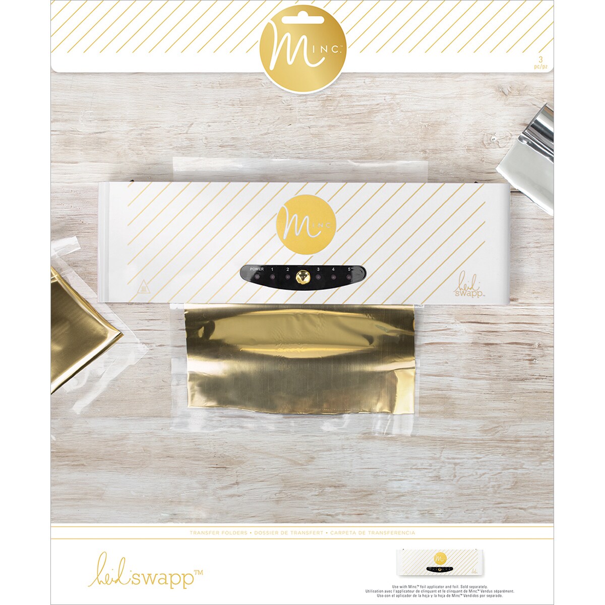 Heidi Swapp Minc Transfer Folders 2/Pkg-6.25"X12" & 12.25"X14"
