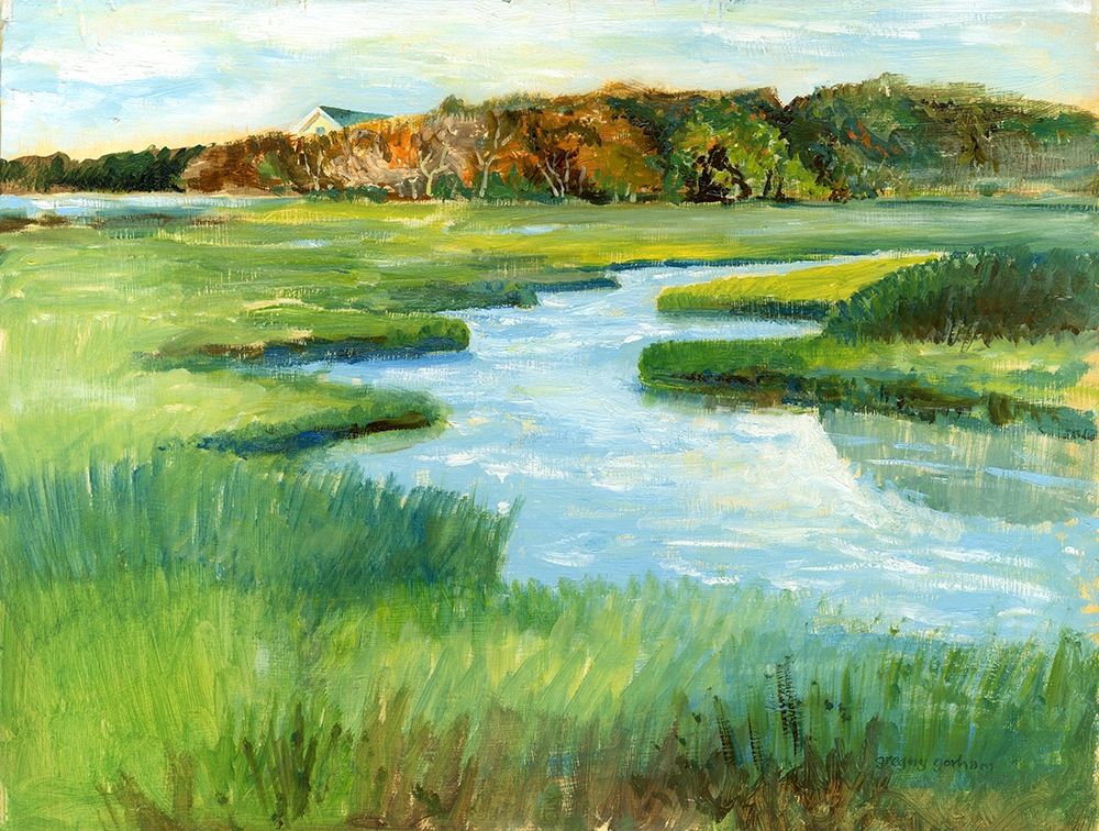 Cape Cod Salt Marsh Poster Print by Gregory Gorham - Item # VARPDXGOR627