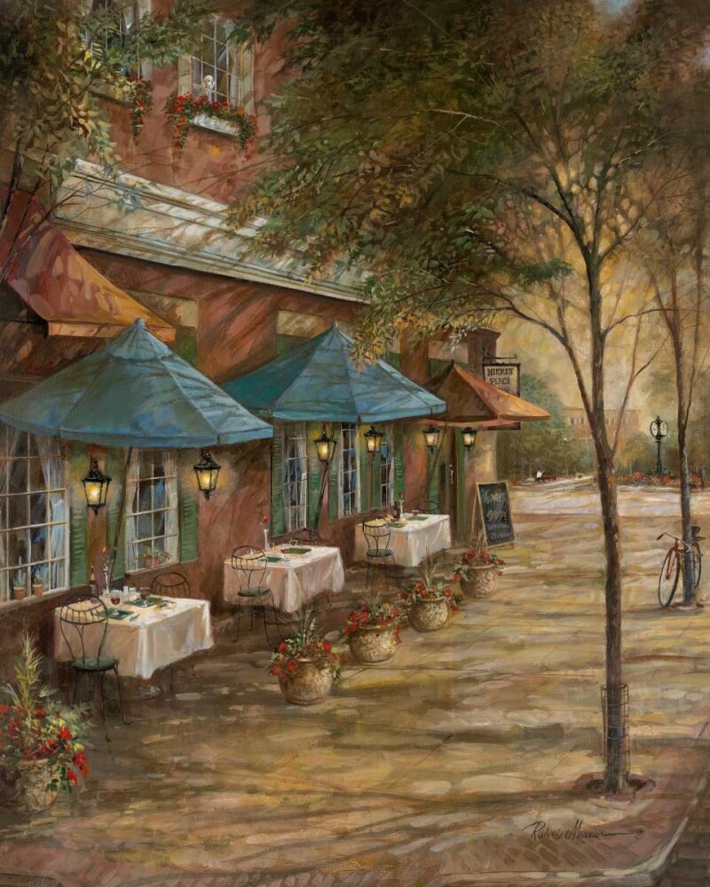 Dinner For Two Poster Print by Ruane Manning - Item # VARPDX12511