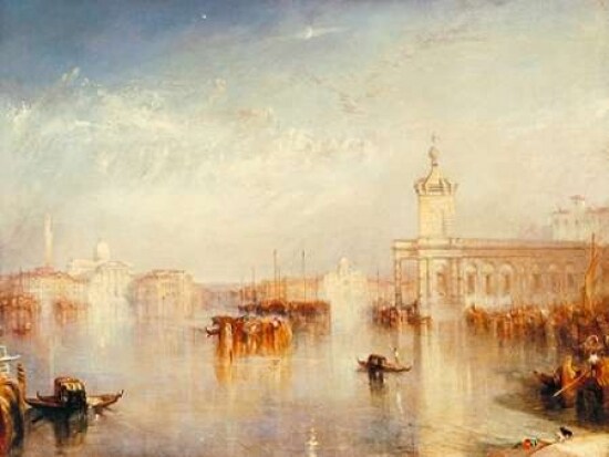 The Dogana - San Giorgio - Citella - from the Steps of the Europa Poster Print by William Turner - Item # VARPDX3WT2708
