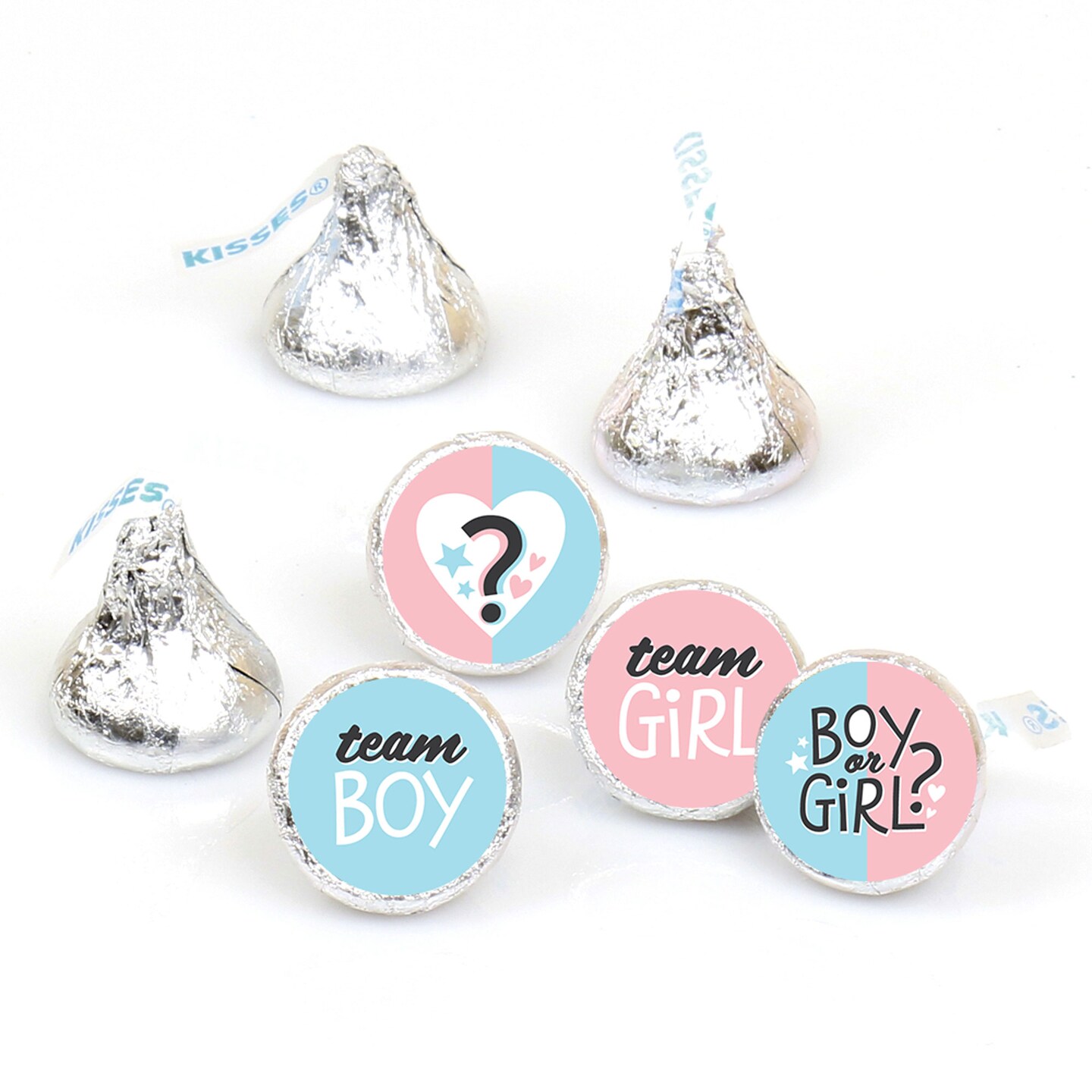 Big Dot of Happiness Baby Gender Reveal - Team Boy or Girl Party