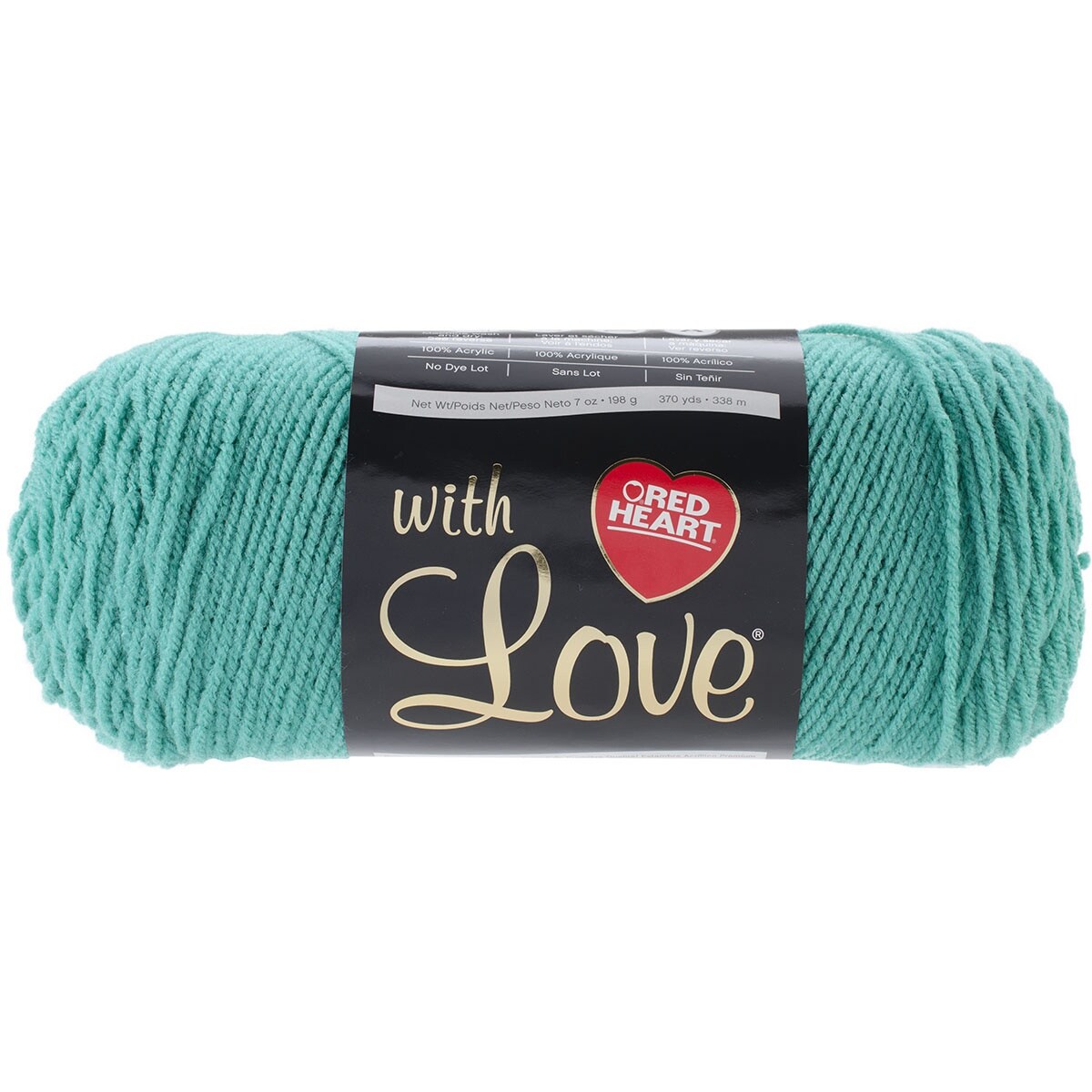 Red Heart With Love Iced Aqua Yarn - 3 Pack of 198g/7oz - Acrylic - 4 ...