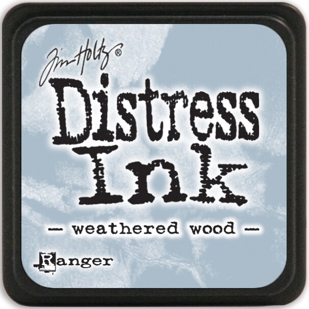 Tim Holtz Distress Mini Ink Pad-Weathered Wood