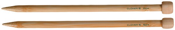 Clover Takumi Single Point Bamboo Knitting Needles - 9 Size 10.5