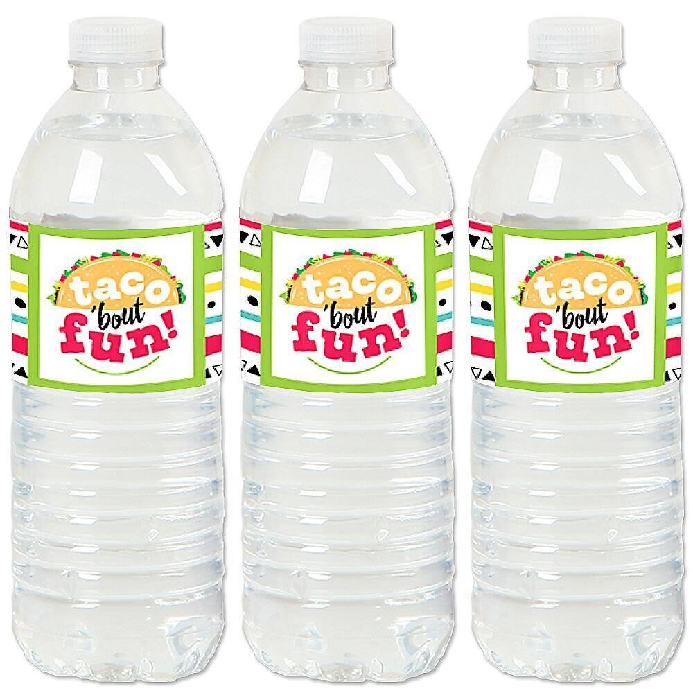 Big Dot of Happiness Taco 'Bout Fun Fiesta Water Bottle Sticker Labels Set of 20 Michaels