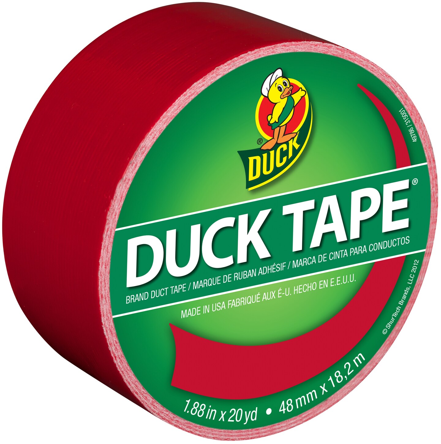 Duck Tape 1.88&#x22;X20yd-Cha Cha Cherry
