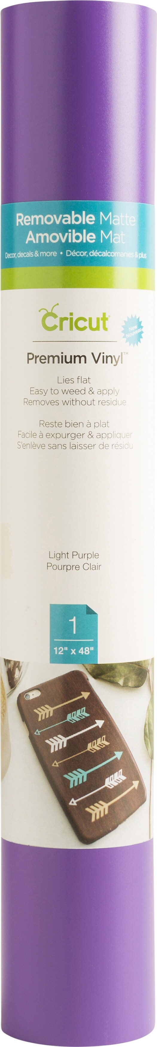 Cricut Vinyl 12&#x22;X48&#x22; Roll-Light Purple