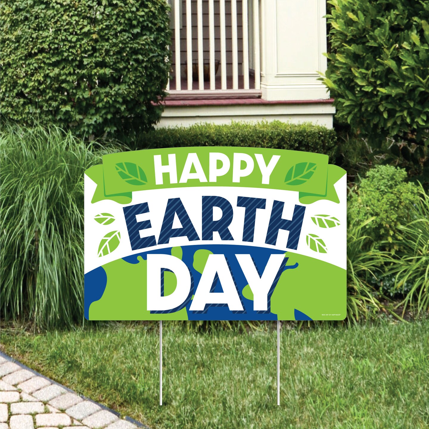 Big Dot of Happiness Happy Earth Day - Save the Planet Yard Sign Lawn Decorations - Party Yardy Sign