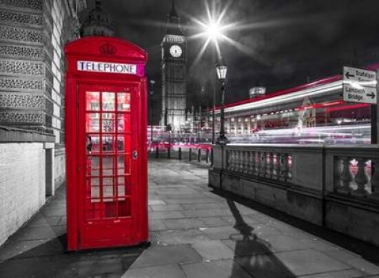 Telephone box with Big Ben, London, Uk Poster Print by  Assaf Frank - Item # VARPDXAF20140218070C02