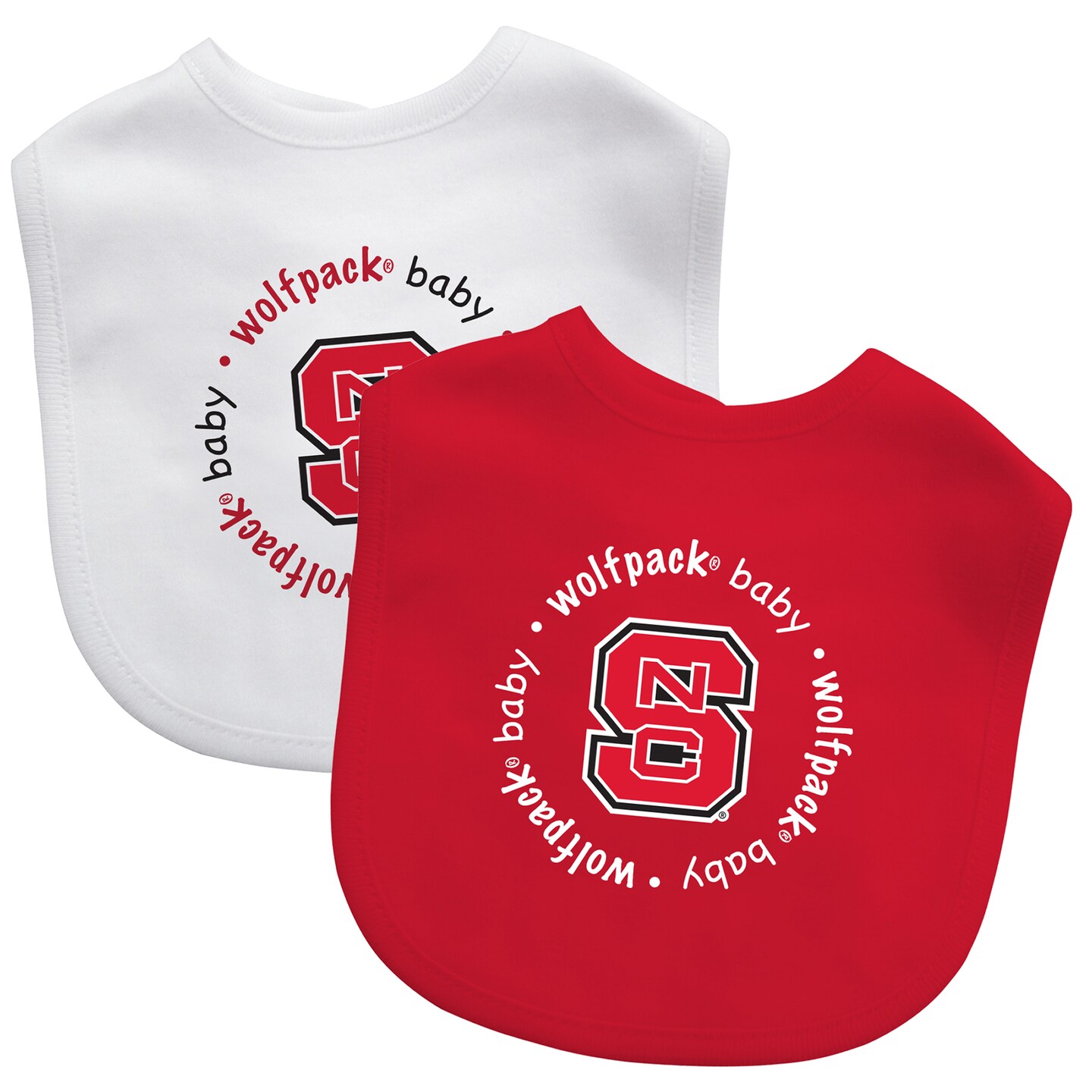 Baby Fanatic Officially Licensed Unisex Baby Bibs 2 Pack - NCAA