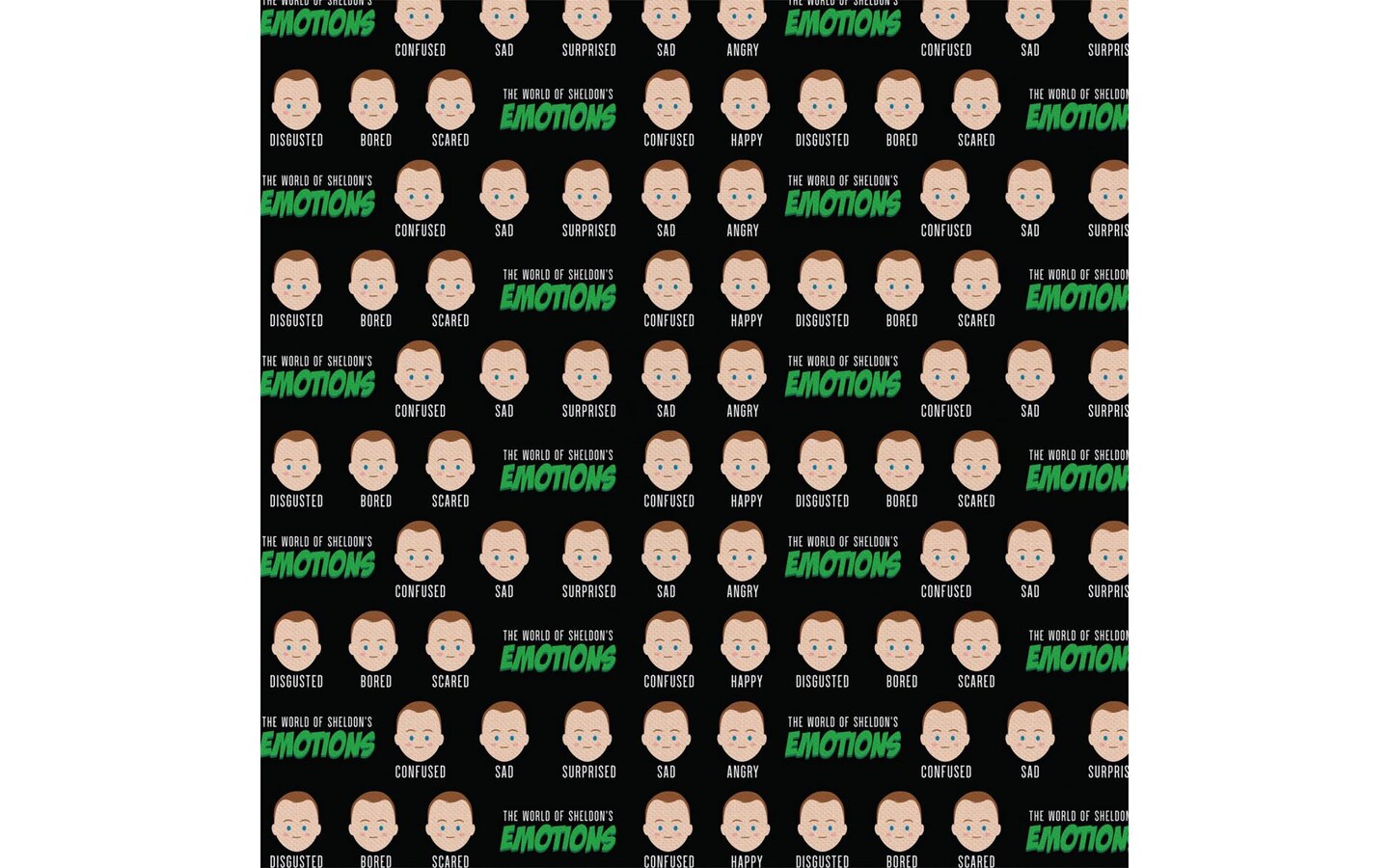 Big Bang Theory Cotton Precut 2yd Sheldon