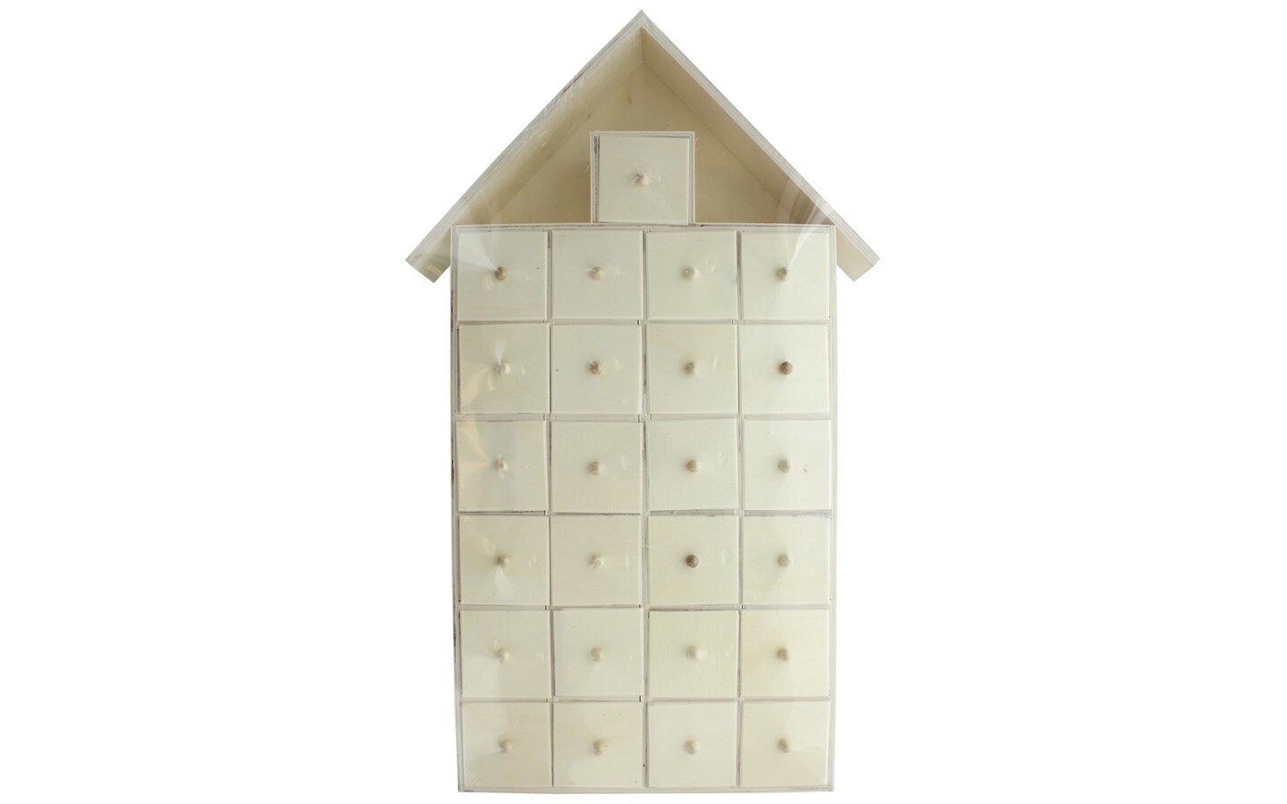 SPC Wood House W/25 Drawers 19.5&#x22; Natural