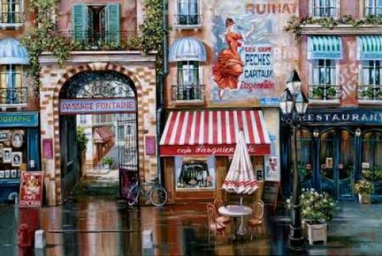 Passage Fontaine Poster Print by Mark St. John - Item # VARPDXCC2110