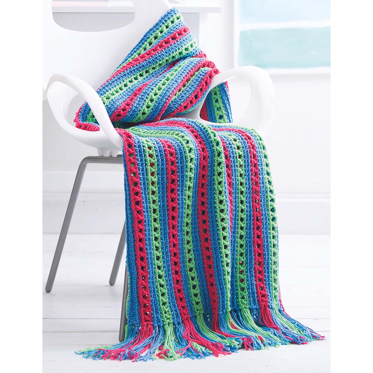 Leisure Arts Sugar Free Afghan Crochet Kit Michaels