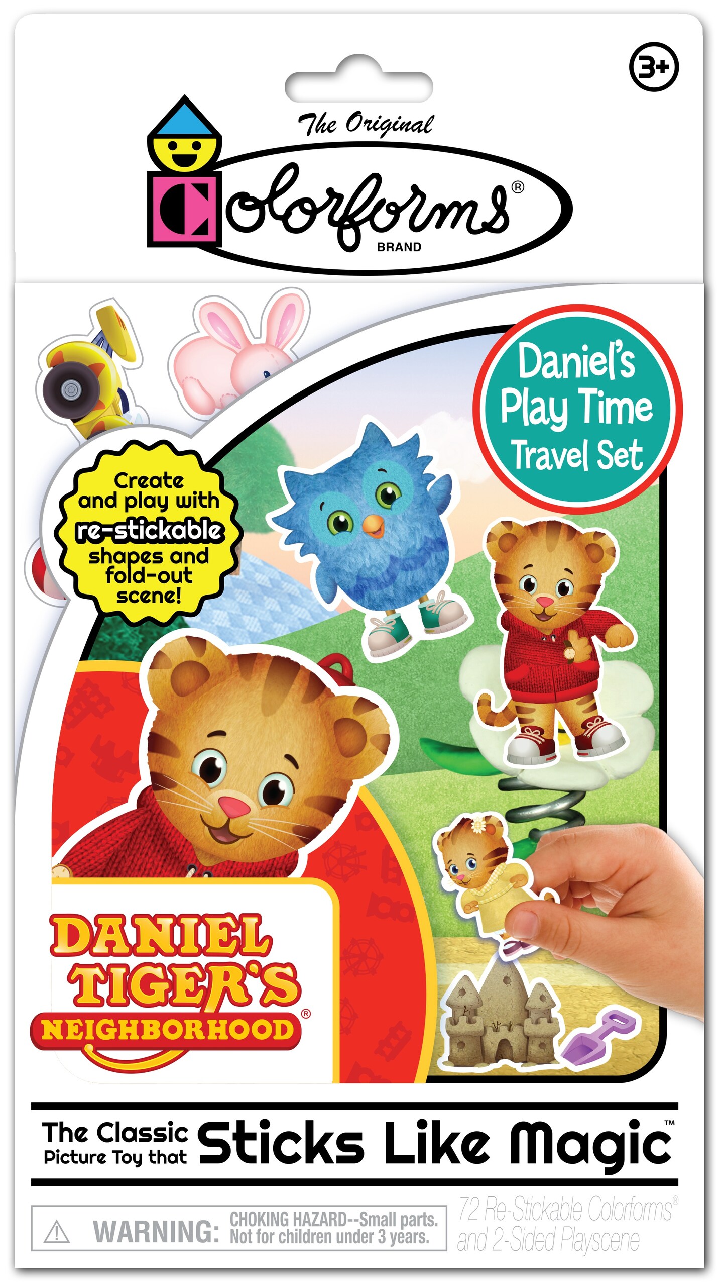Colorforms(R) Travel Play Set -Daniel Tiger, Count: 1, Model: COLORTP ...