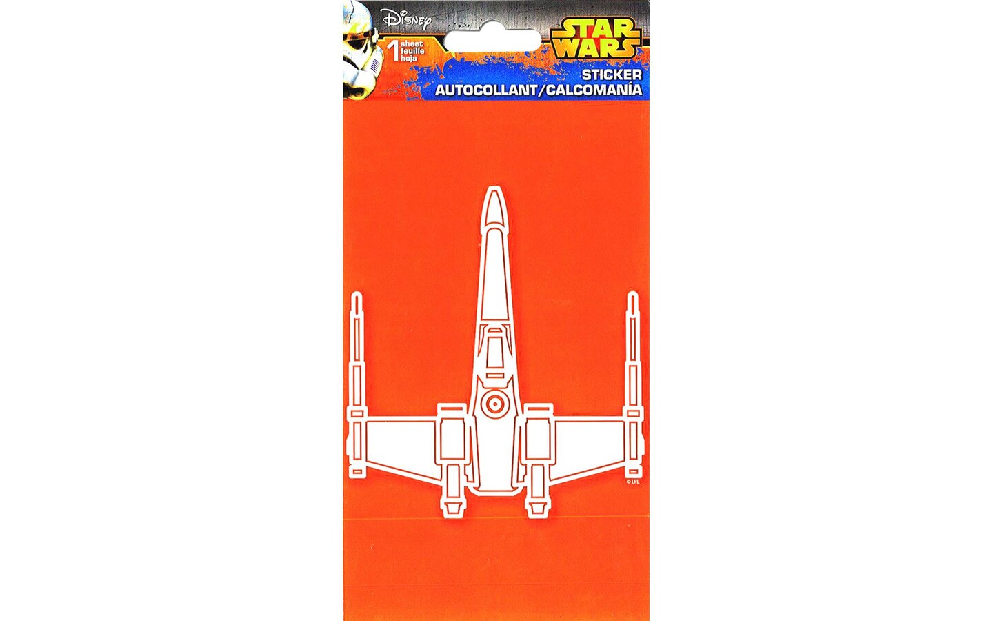 SandyLion Sticker Star Wars X Wing