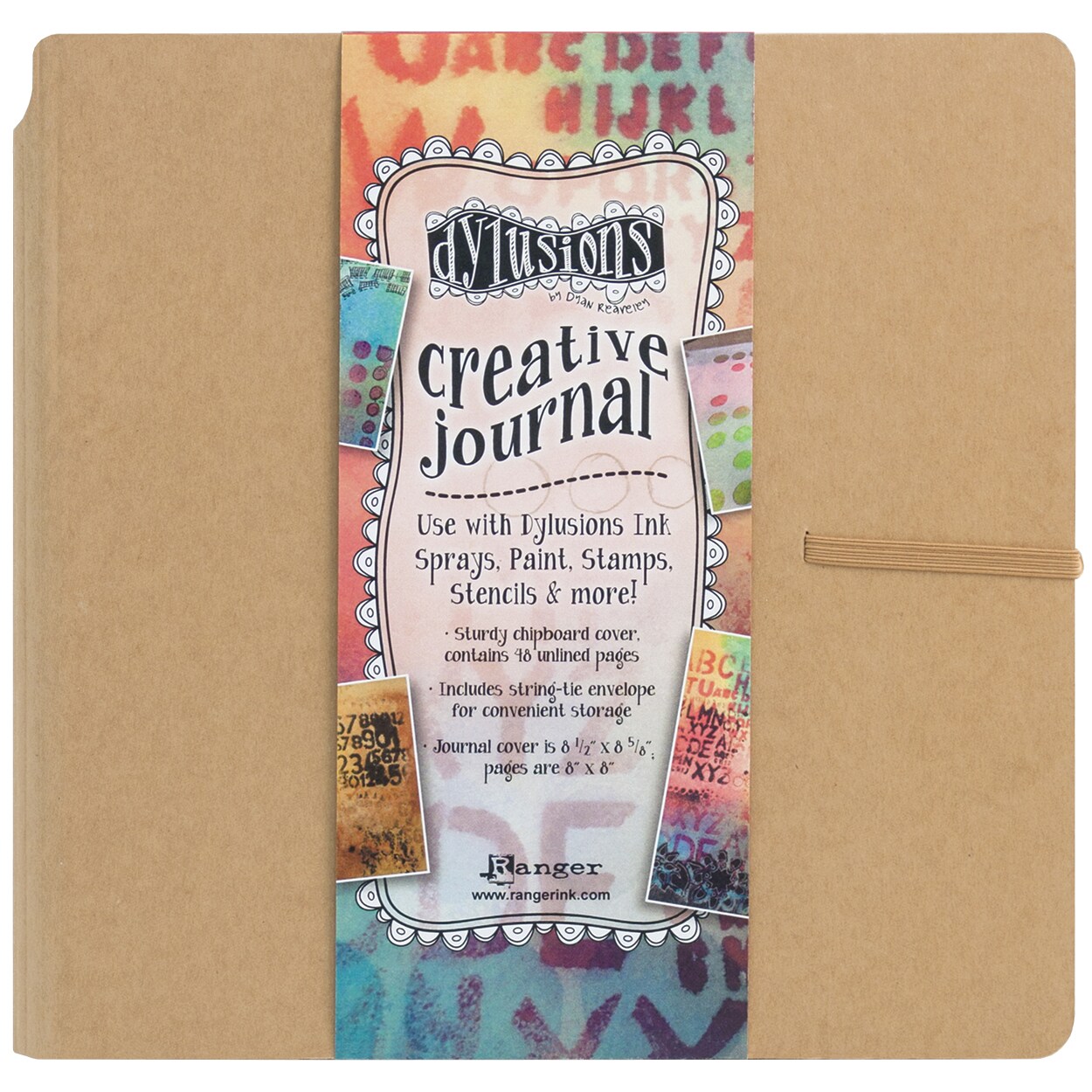 Dyan Reaveley&#x27;s Dylusions Creative Journal 8.75&#x22;X9&#x22;-Kraft