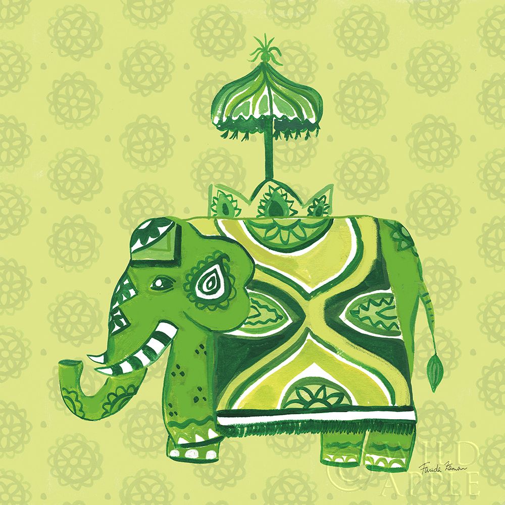 Jeweled Elephant Iv Poster Print by Farida Zaman - Item # VARPDX41372