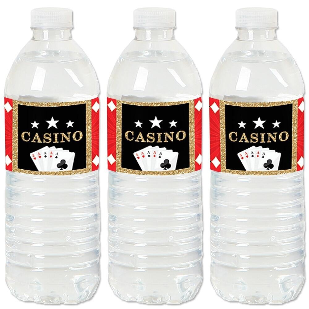 Big Dot of Happiness Las Vegas Casino Party Water Bottle Sticker Labels Set of 20 Michaels