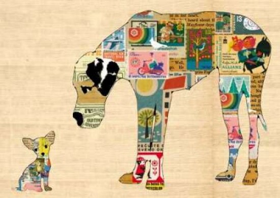 Big dog little dog Poster Print by Claudia Schoen - Item # VARPDXCS0069