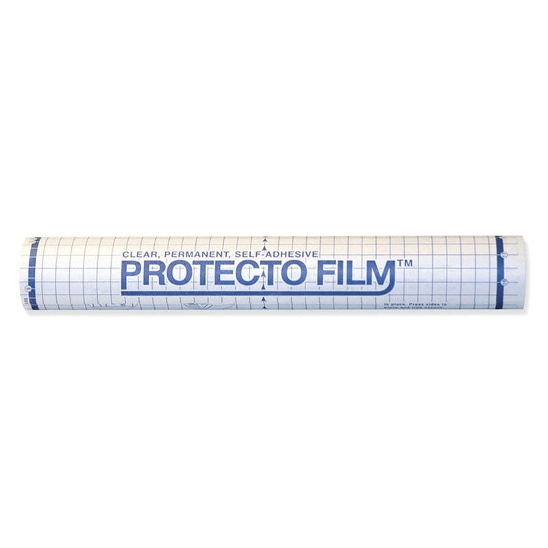 PROTECTO Pellicola Protettiva Antiriflesso 18x10 Feet - Trasparente Per Poster, Mappe, Grafici