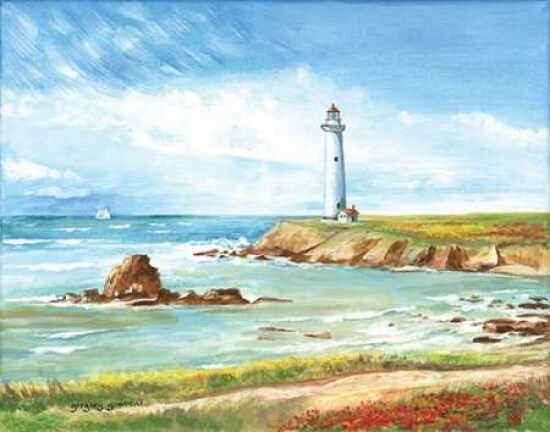 Lighthouse Path Poster Print by Gregory Gorham - Item # VARPDXGOR540
