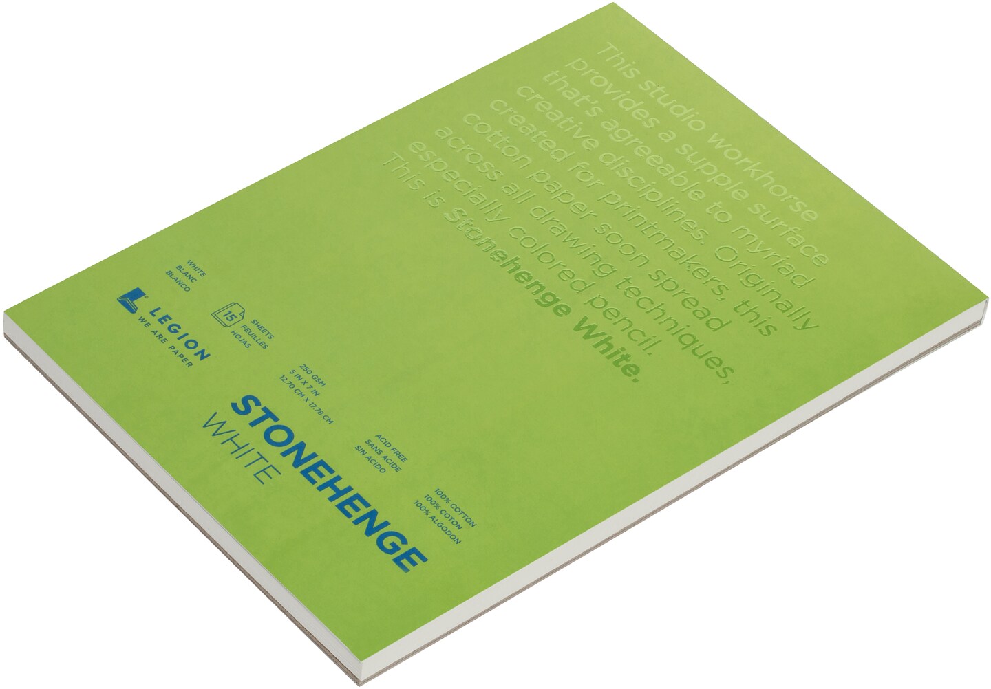 Stonehenge Paper Pad 5X7 15 Sheets/Pkg