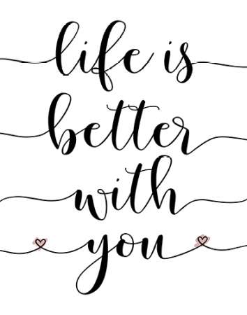 Life is Better With You Poster Print by Tara Moss - Item # VARPDXTA1831 ...