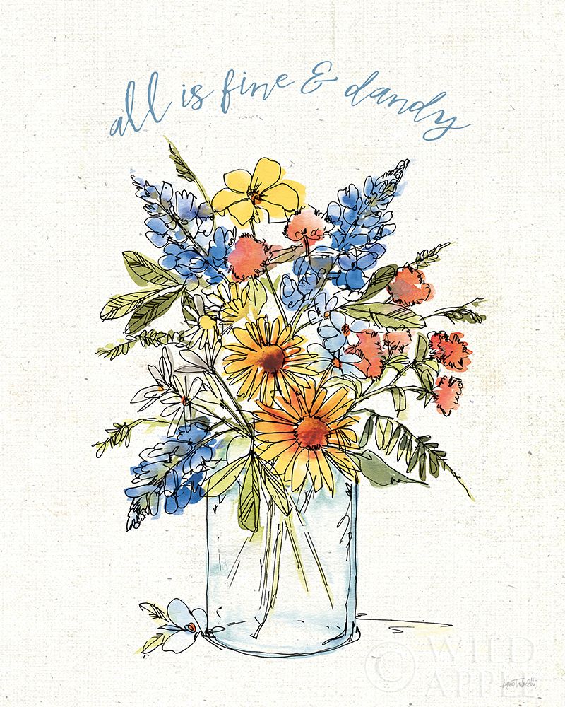 Texas Bluebonnet II Poster Print by Anne Tavoletti - Item # VARPDX37003