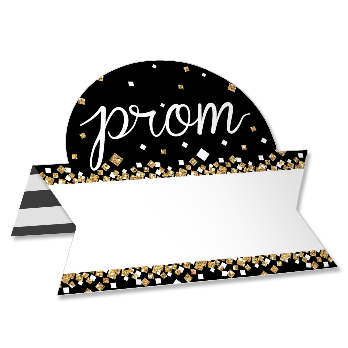 Big Dot of Happiness Prom - Prom Night Party Tent Buffet Card - Table ...