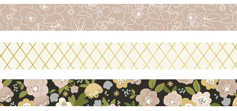 Simple Stories Happily Ever After Washi Tape 3/Pkg-
