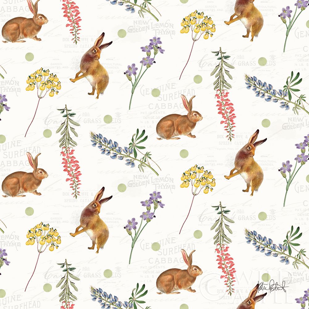 Easter Garden Step 01 Poster Print by Katie Pertiet - Item # VARPDX46859