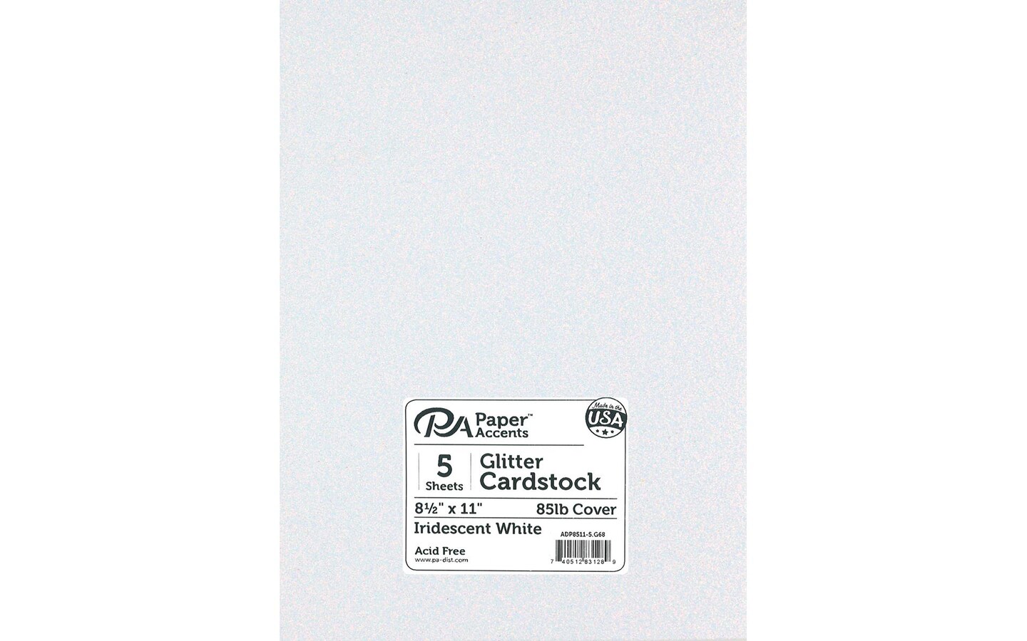 PA Paper Accents Glitter Cardstock 8.5