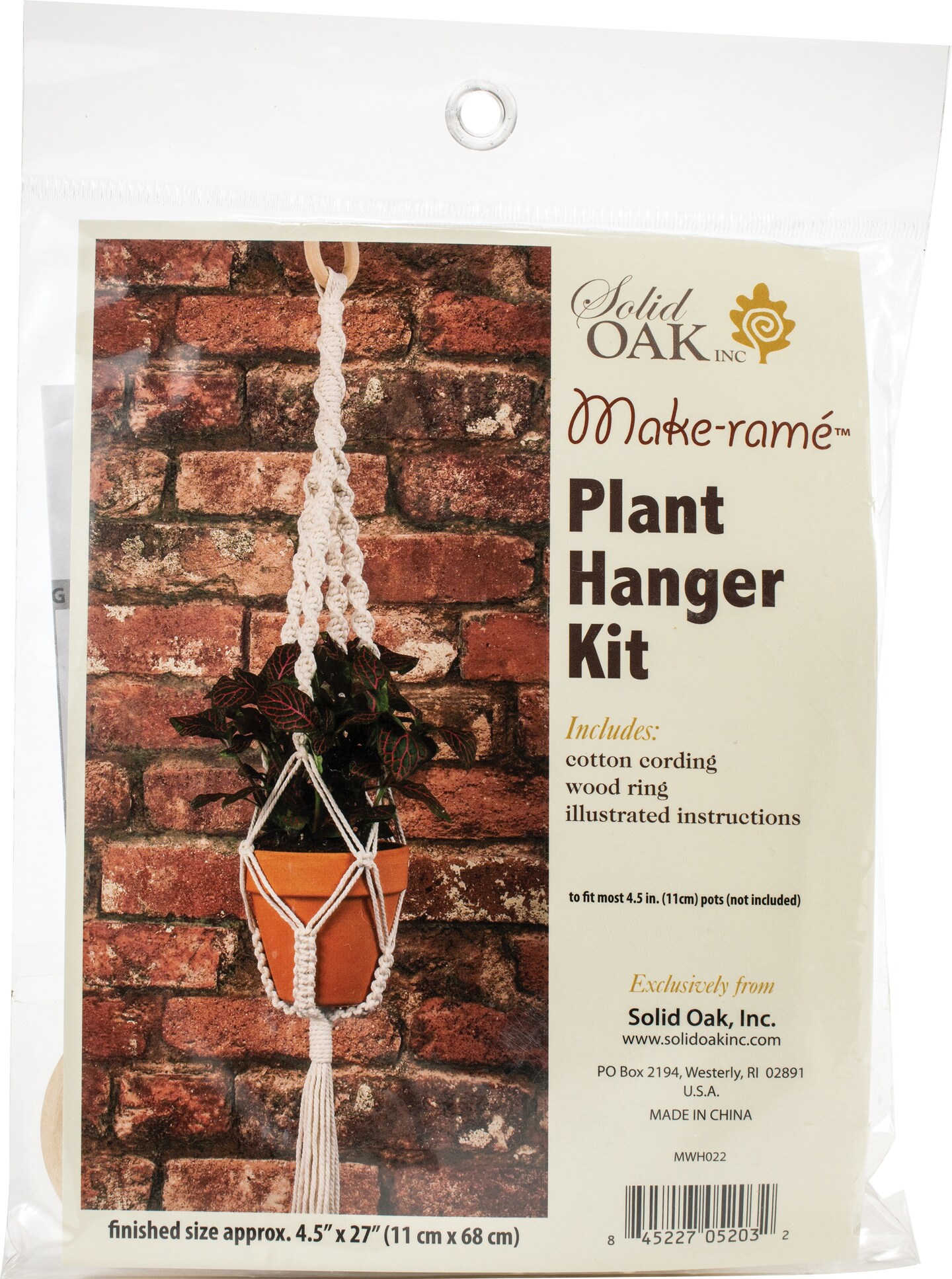 diy macrame plant hanger kit –