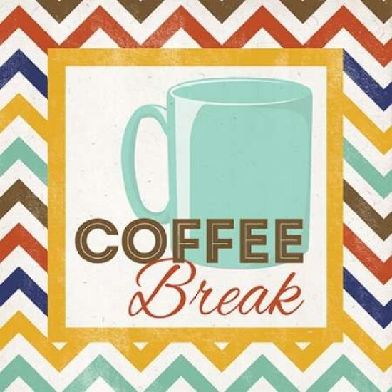 Chevron Coffee III Poster Print by Sd Graphics Studio - Item # VARPDX8899TT