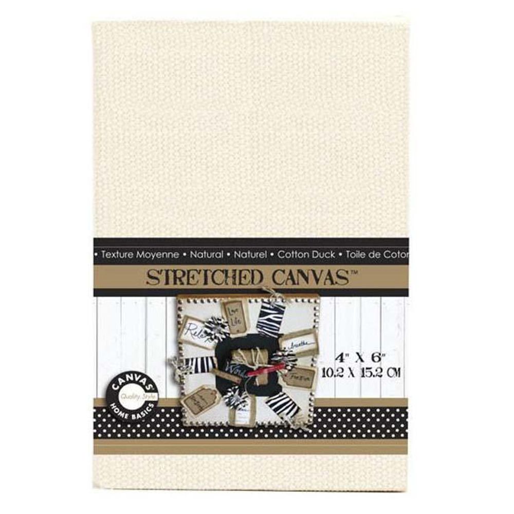 Canvas Corp  Stretched Natural Canvas - 4 x 6 inches