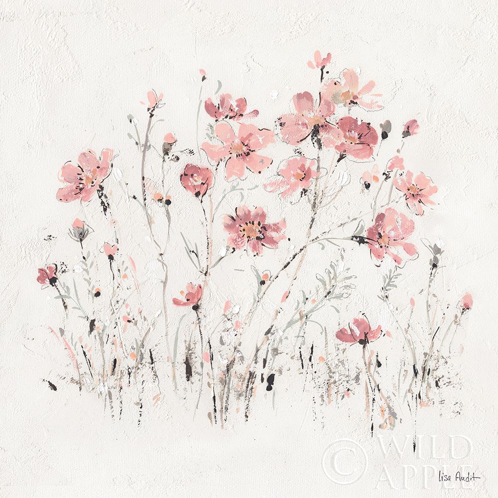 Wildflowers Ii Pink Poster Print by Lisa Audit - Item # VARPDX37432