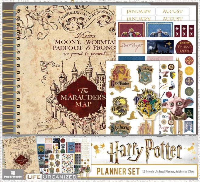 Weekly Planner Set - Undated Harry Potter Marauder&#x27;s Map