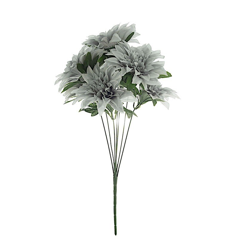 2 pcs 20&#x22; Artificial Dahlia Silk Flowers